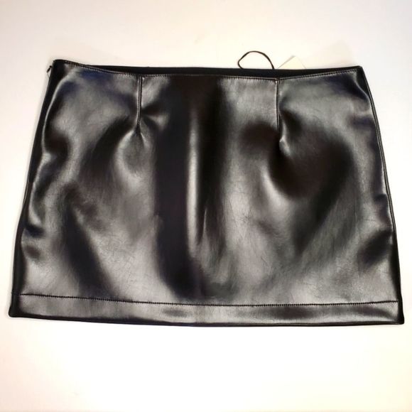 PHILOSOPHY di Lorenzo Serafini Faux Leather Skirt - Picture 3 of 9